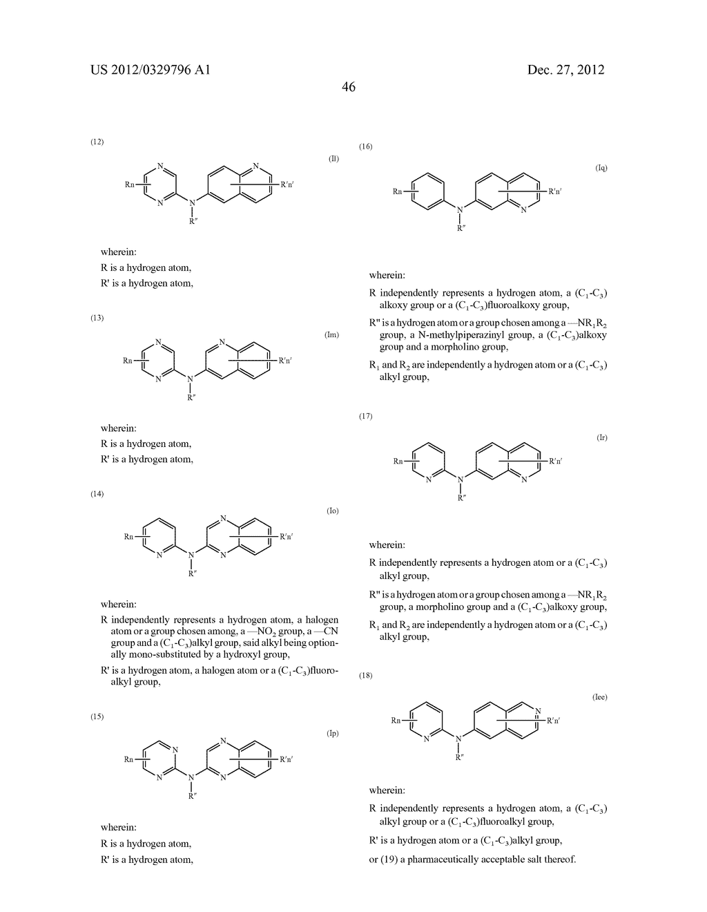 COMPOUNDS USEFUL FOR TREATING PREMATURE AGING AND IN PARTICULAR PROGERIA - diagram, schematic, and image 49