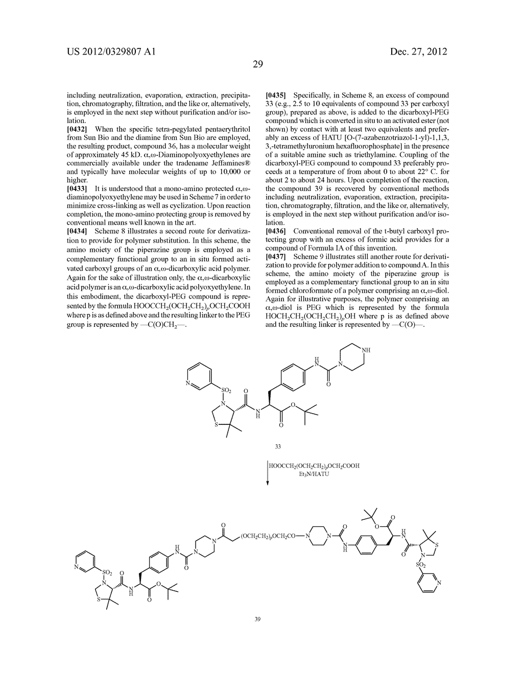 Multimeric VLA-4 Antagonists Comprising Polymers Moieties - diagram, schematic, and image 30