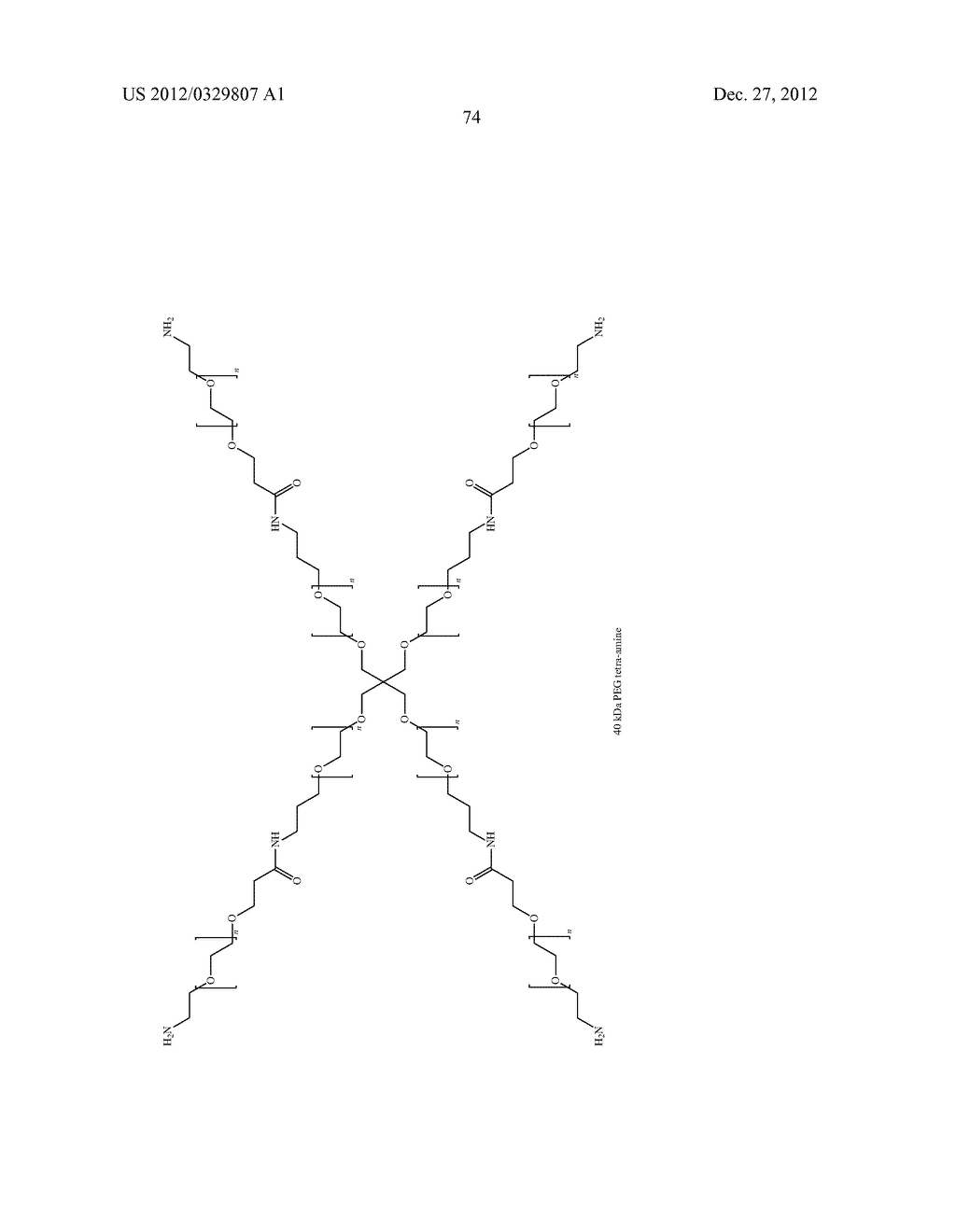 Multimeric VLA-4 Antagonists Comprising Polymers Moieties - diagram, schematic, and image 75