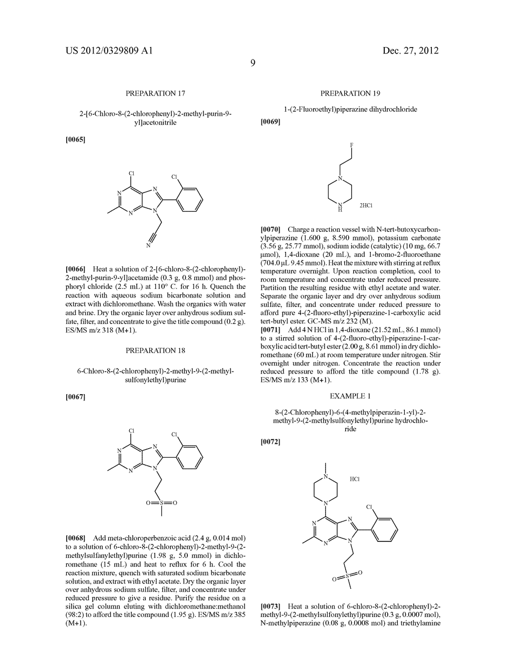 PURINE COMPOUNDS USED AS CB2 AGONISTS - diagram, schematic, and image 10