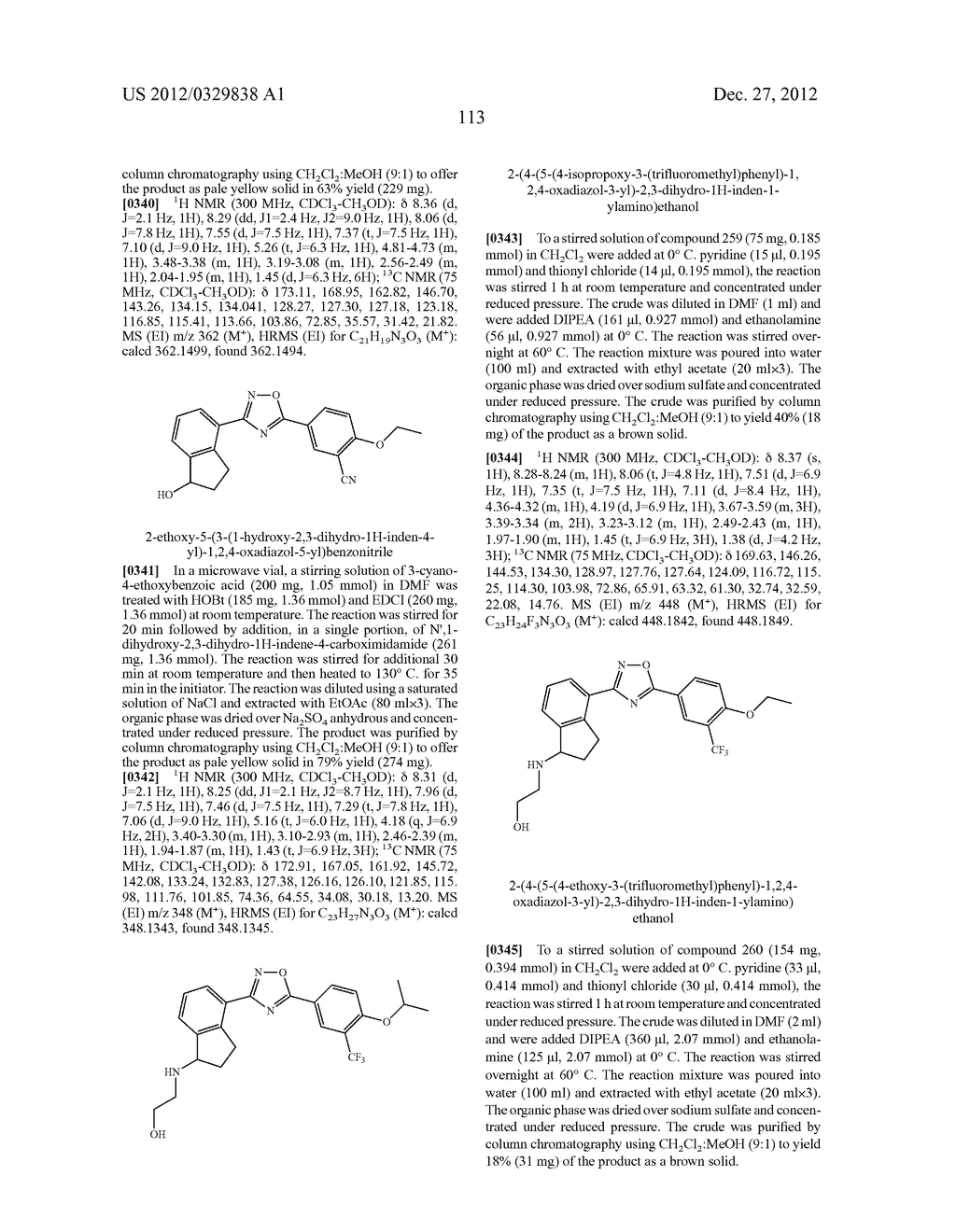 NOVEL MODULATORS OF SPHINGOSINE PHOSPHATE RECEPTORS - diagram, schematic, and image 122