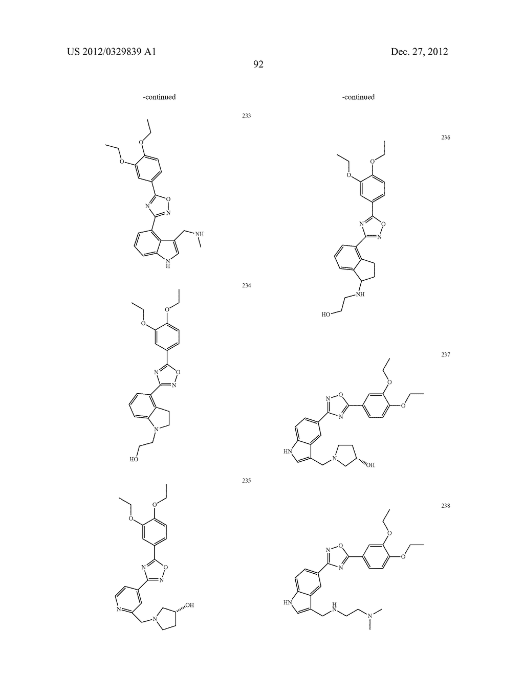 NOVEL MODULATORS OF SPHINGOSINE PHOSPHATE RECEPTORS - diagram, schematic, and image 101