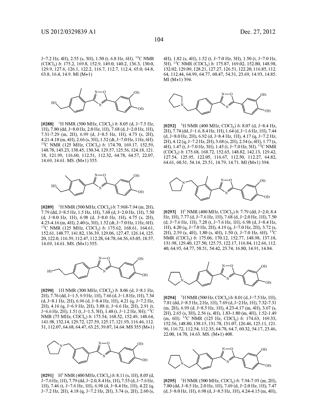 NOVEL MODULATORS OF SPHINGOSINE PHOSPHATE RECEPTORS - diagram, schematic, and image 113