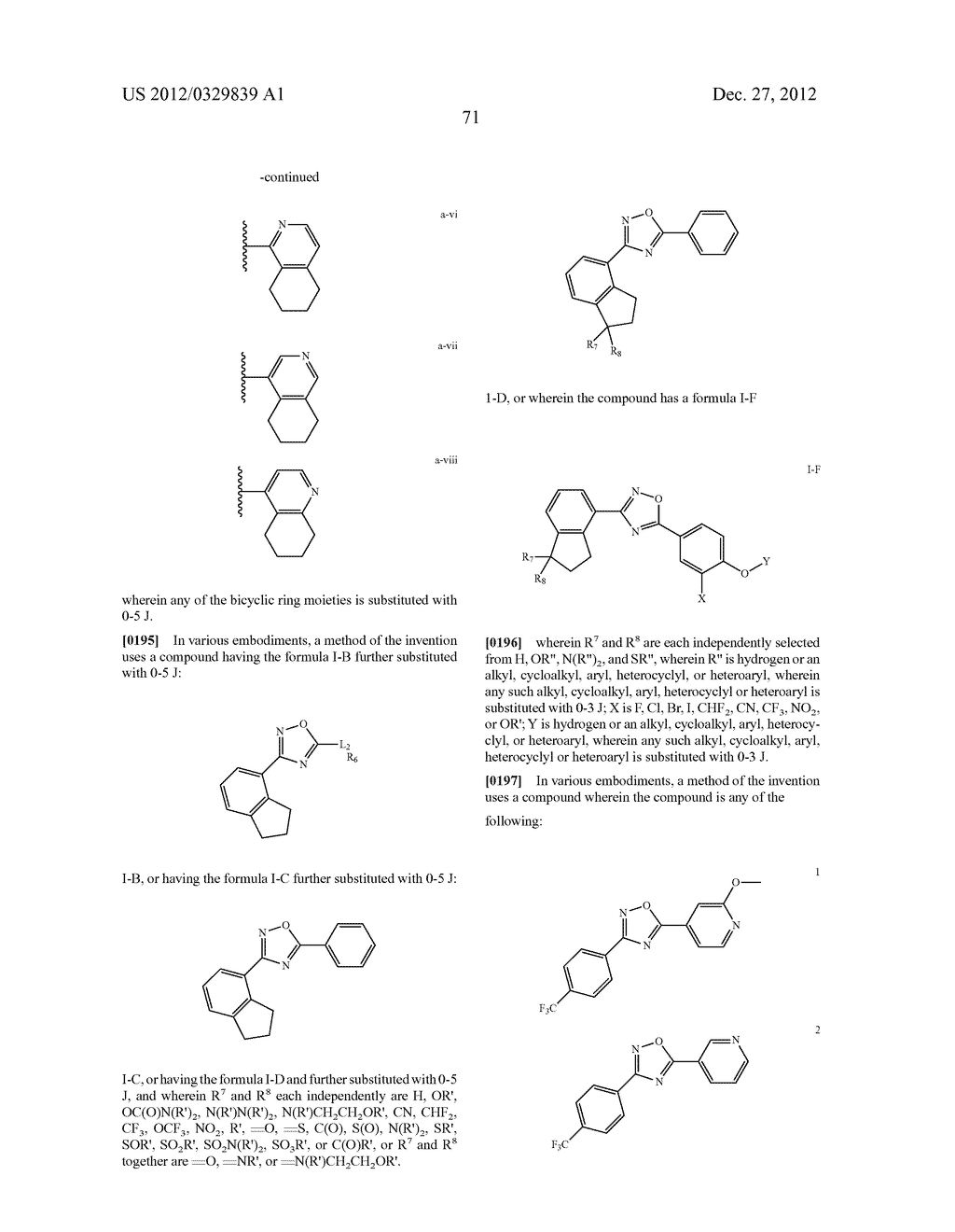 NOVEL MODULATORS OF SPHINGOSINE PHOSPHATE RECEPTORS - diagram, schematic, and image 80