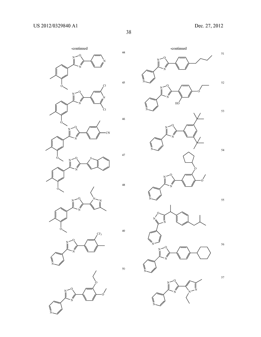 NOVEL MODULATORS OF SPHINGOSINE PHOSPHATE RECEPTORS - diagram, schematic, and image 47