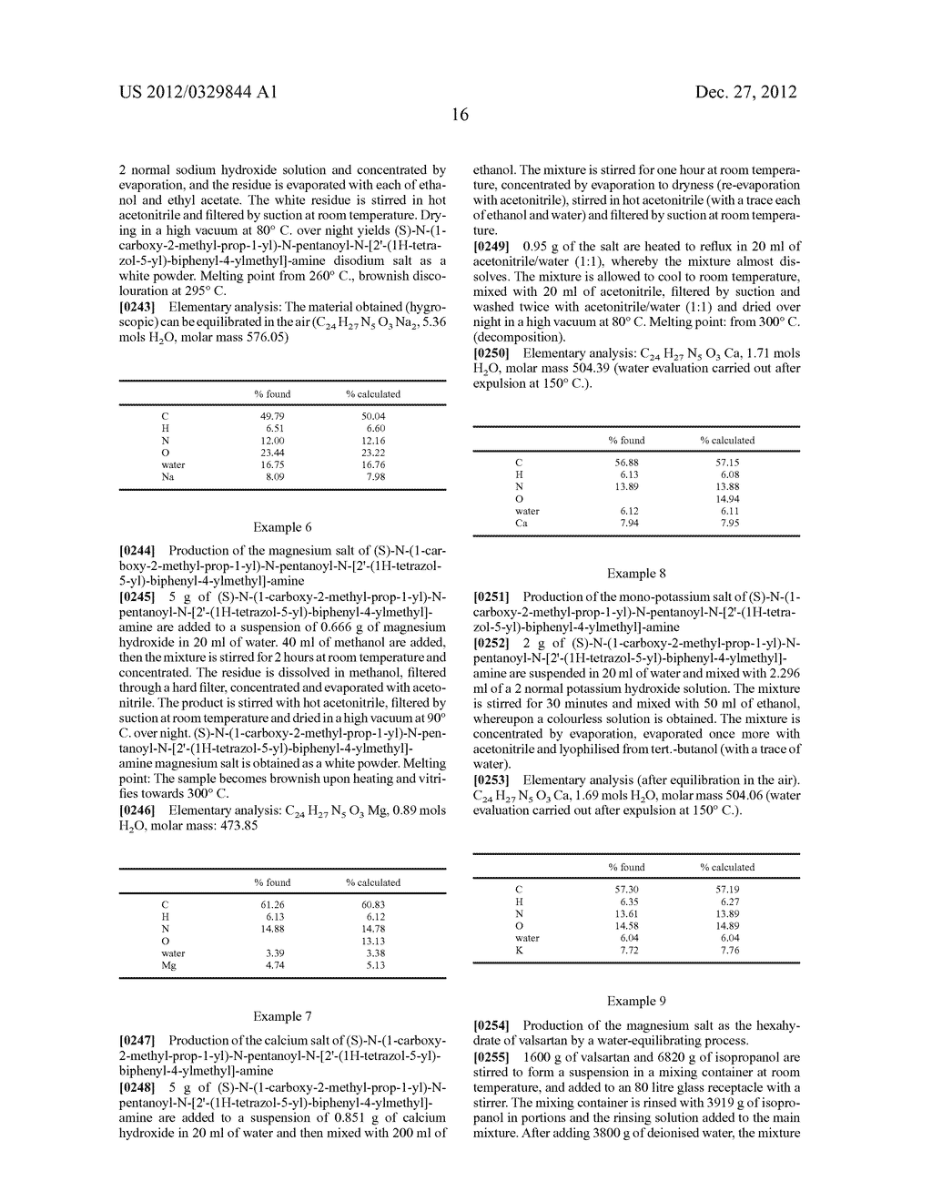 VALSARTAN SALTS - diagram, schematic, and image 17