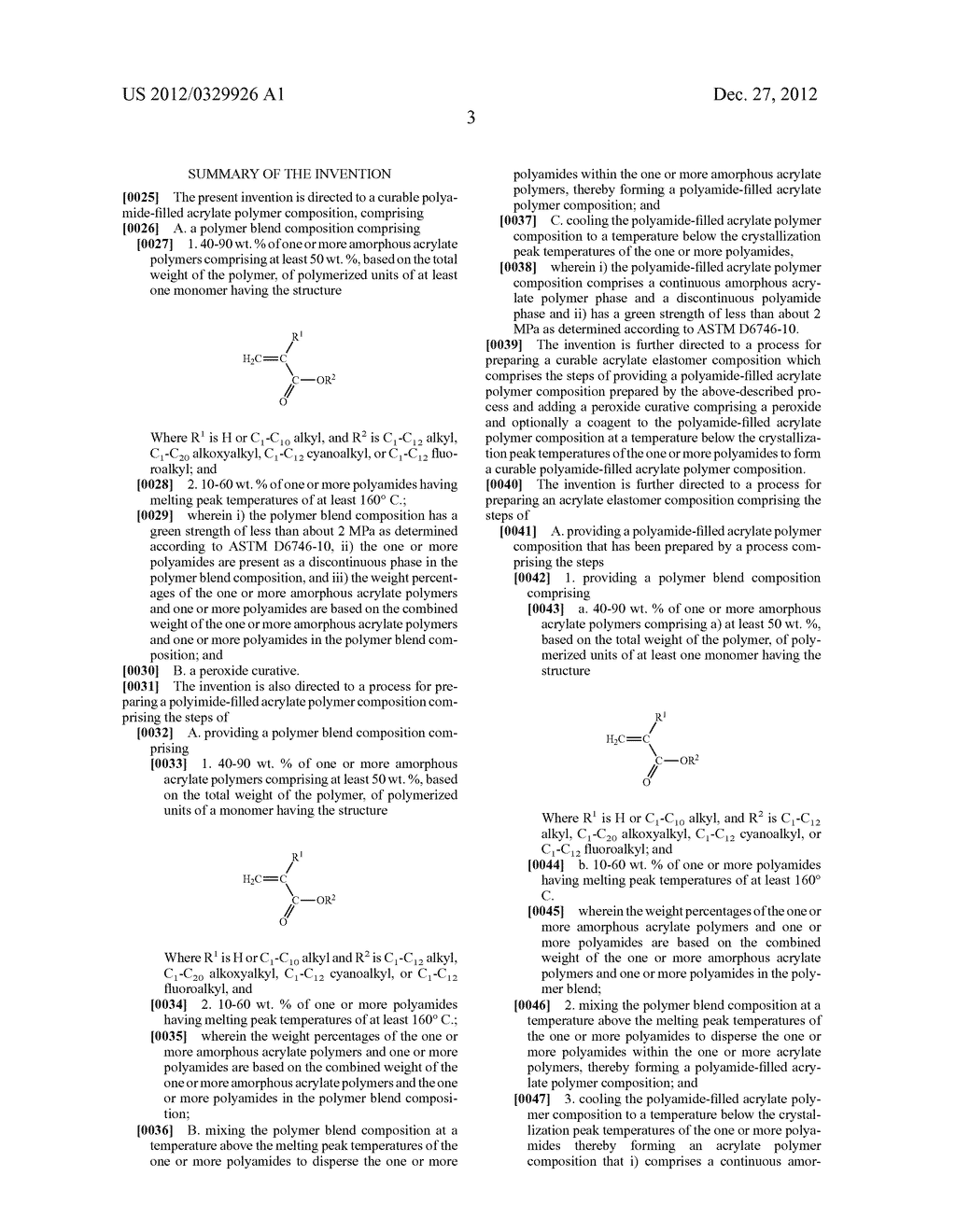 PROCESS FOR PRODUCTION OF A HEAT-STABILIZED ACRYLATE POLYMER - diagram, schematic, and image 04