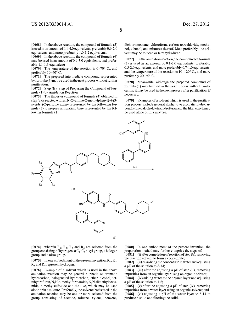 METHOD FOR PRODUCING IMATINIB BASE - diagram, schematic, and image 13