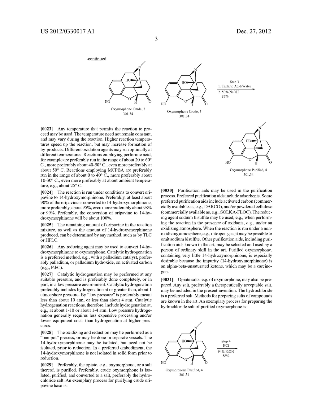 PROCESS FOR PREPARING OXYMORPHONE, NALTREXONE, AND BUPRENORPHINE - diagram, schematic, and image 04