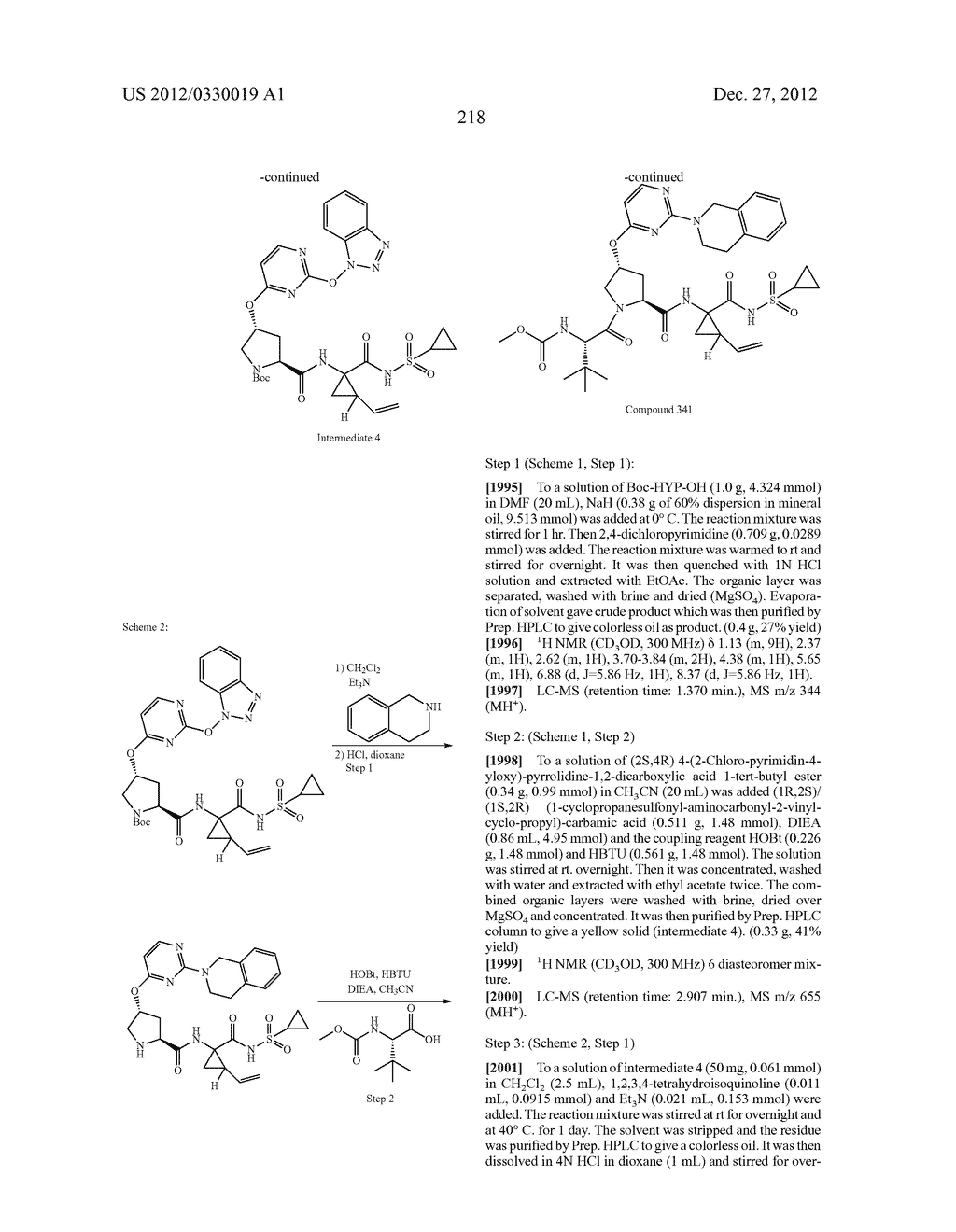 Hepatitis C Virus Inhibitors - diagram, schematic, and image 219