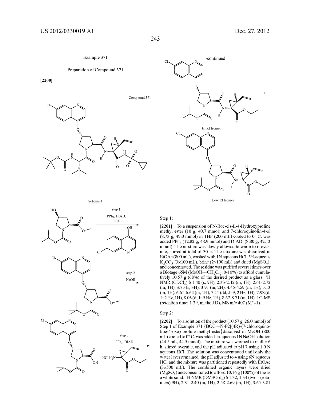 Hepatitis C Virus Inhibitors - diagram, schematic, and image 242