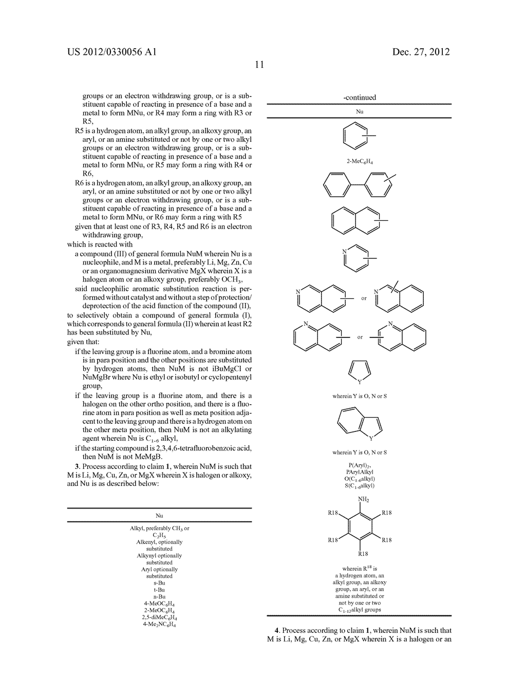 PROCESS FOR PREPARING CHEMICAL COMPOUNDS OF INTEREST BY NUCLEOPHILIC     AROMATIC SUBSTITUTION OF AROMATIC CARBOXYLIC ACID DERIVATIVES SUPPORTING     AT LEAST ONE ELECTRO-ATTRACTIVE GROUP - diagram, schematic, and image 12