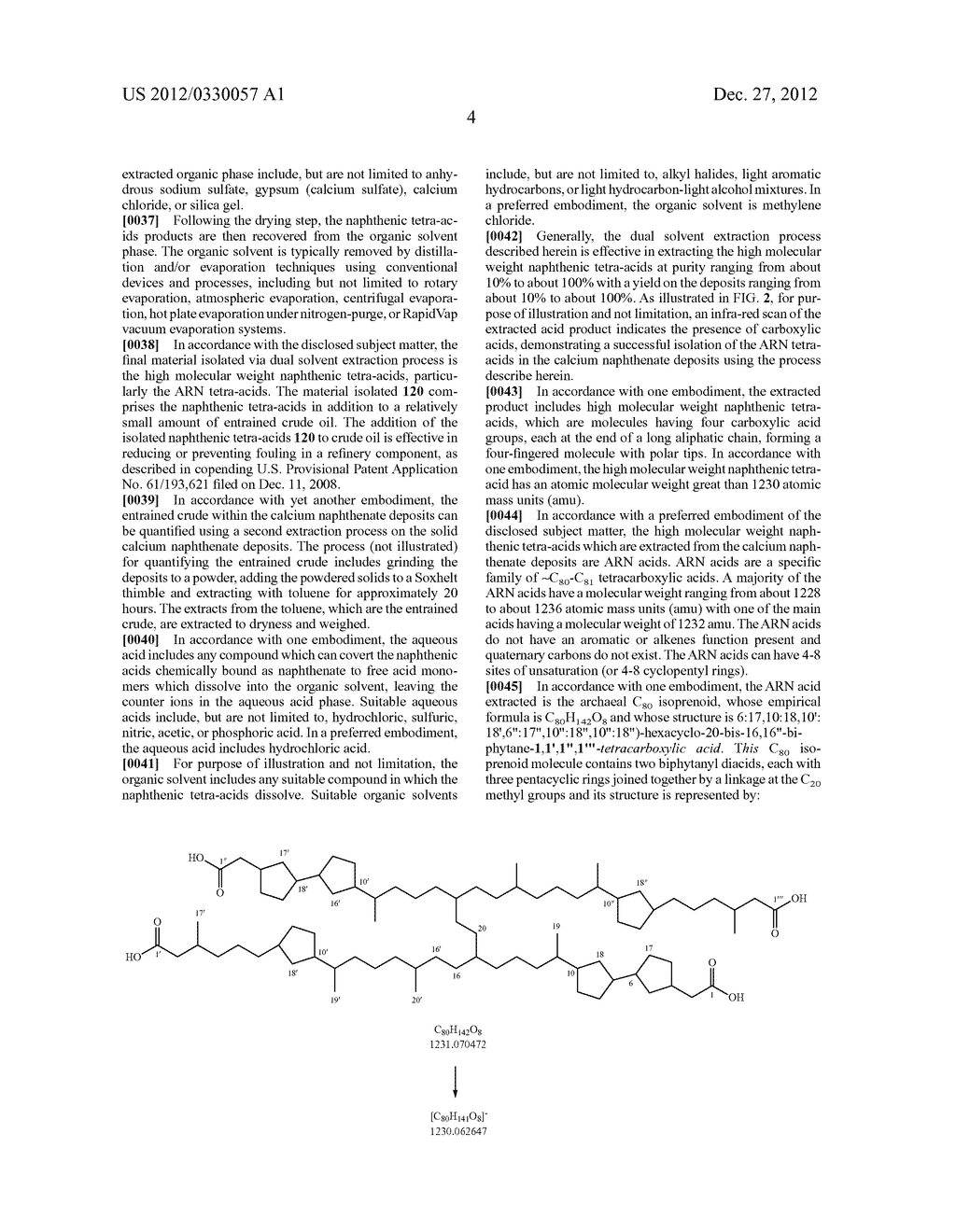 PROCESS FOR THE EXTRACTION OF HIGH MOLECULAR WEIGHT NAPHTHENIC ACIDS FROM     CALCIUM NAPHTHENATE SALTS - diagram, schematic, and image 08