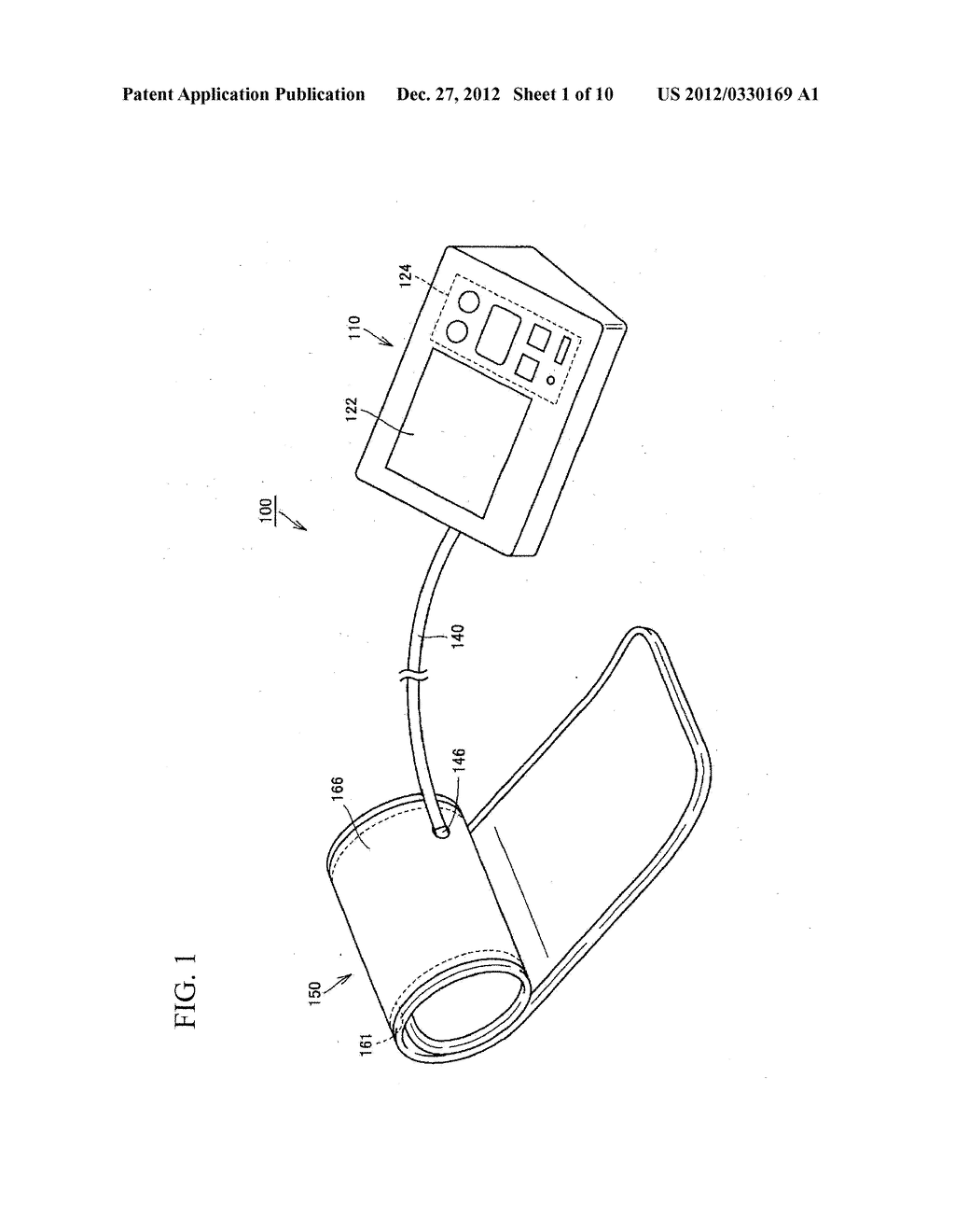 BLOOD PRESSURE INFORMATION MEASUREMENT DEVICE CUFF AND BLOOD PRESSURE     INFORMATION MEASUREMENT DEVICE PROVIDED THEREWITH - diagram, schematic, and image 02