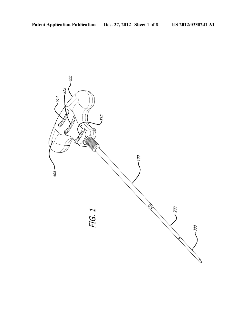 METHOD FOR USING RETRACTABLE STYLET AND CANNULA COMBINATION TO FORM AN     OPENING IN BONE - diagram, schematic, and image 02