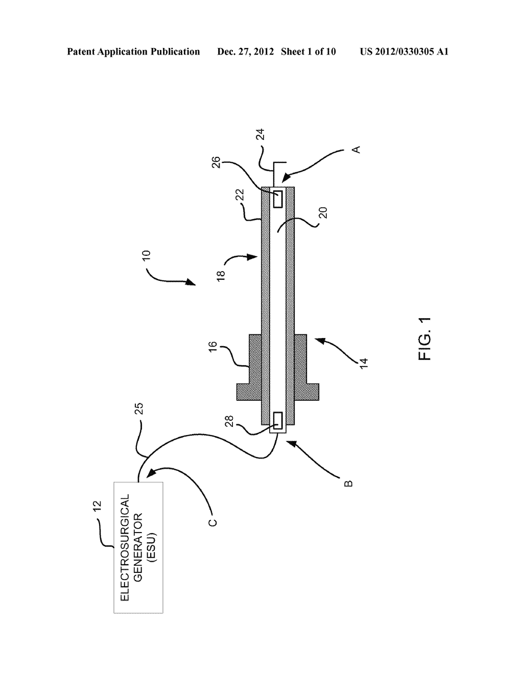 Laparoscopic Electrosurgical Electrical Leakage Detection - diagram, schematic, and image 02