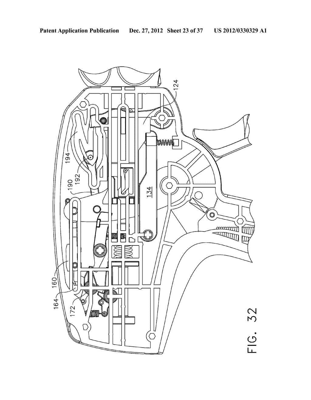 METHODS OF FORMING A LAPAROSCOPIC GREATER CURVATURE PLICATION USING A     SURGICAL STAPLER - diagram, schematic, and image 24