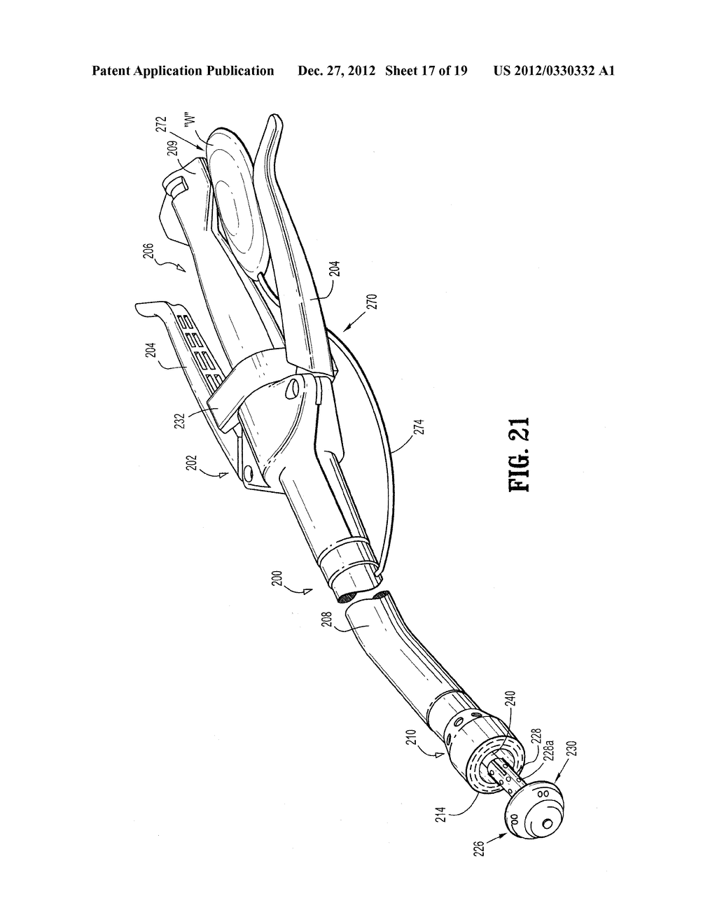 Surgical Apparatus and Structure for Applying Sprayable Wound Treatment     Material - diagram, schematic, and image 18