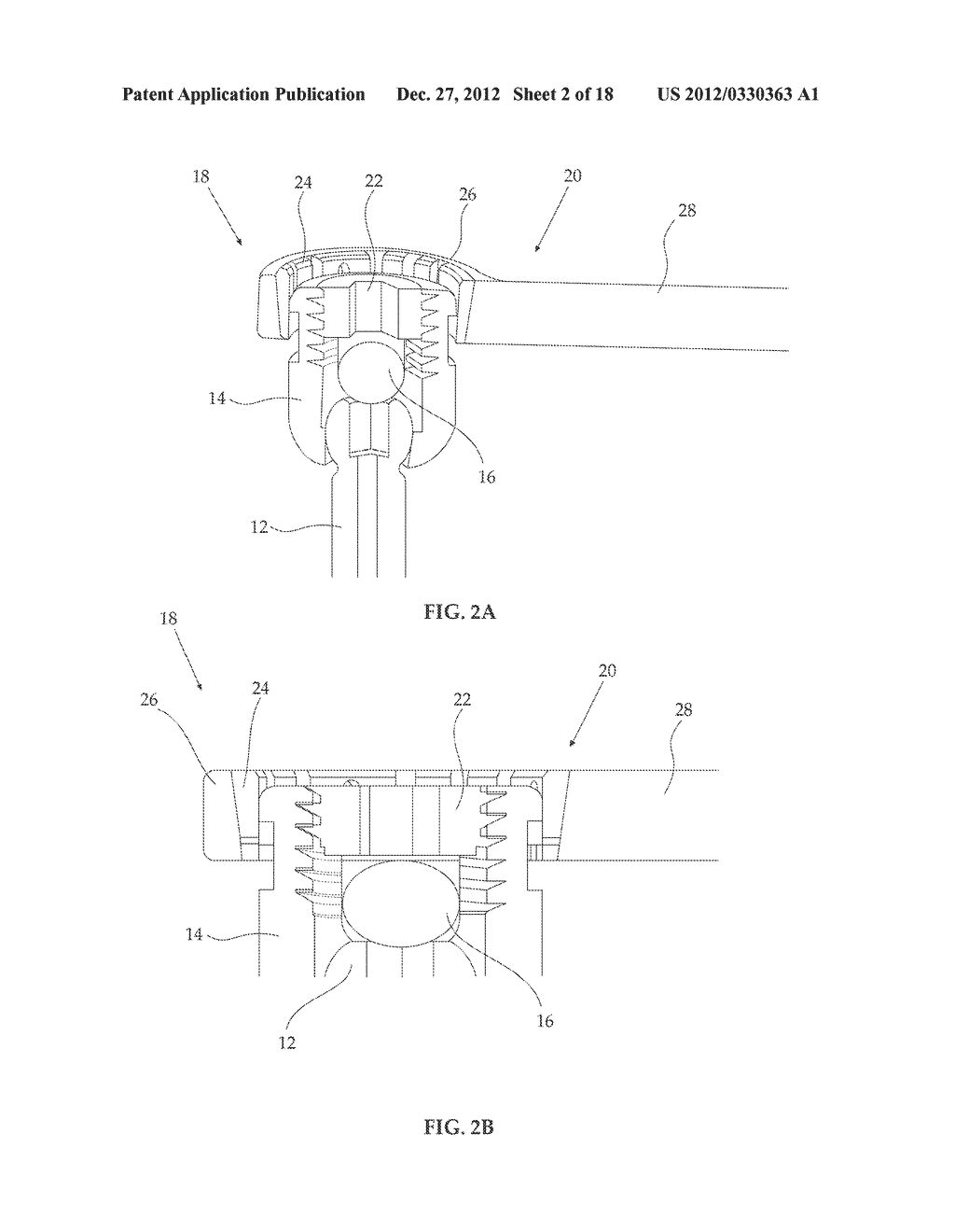 FASTENER ASSEMBLY THAT FASTENS TO POLYAXIAL PEDICLE SCREW - diagram, schematic, and image 03