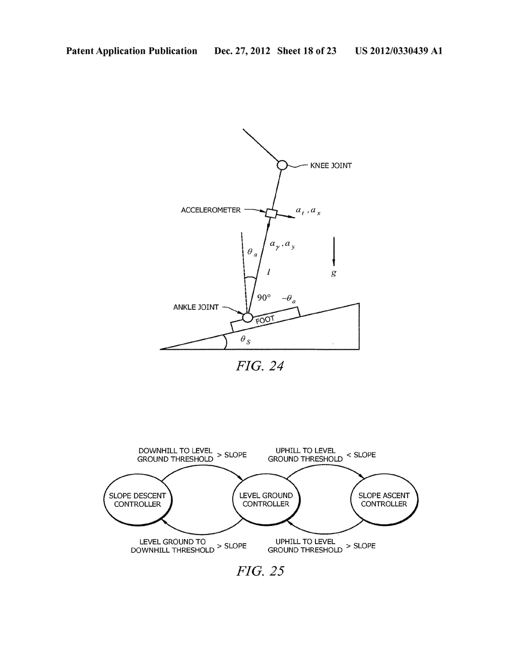 POWERED LEG PROSTHESIS AND CONTROL METHODOLOGIES FOR OBTAINING NEAR NORMAL     GAIT - diagram, schematic, and image 19