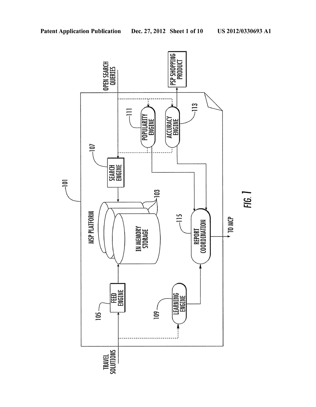 METHOD AND SYSTEM FOR A PRE-SHOPPING RESERVATION SYSTEM WITH INCREASED     SEARCH EFFICIENCY - diagram, schematic, and image 02