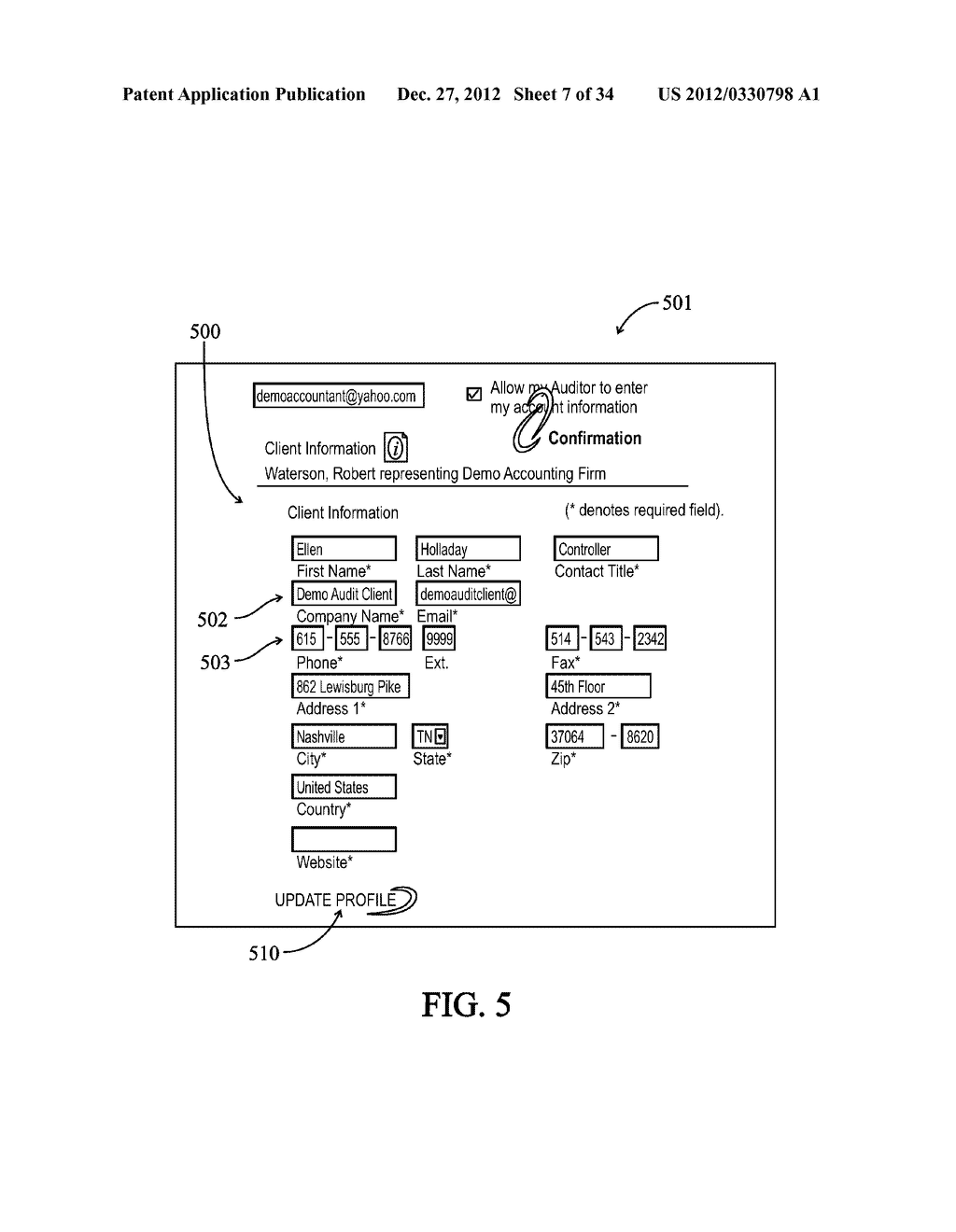 SYSTEMS AND METHODS FOR OBTAINING AUTOMATED THIRD-PARTY AUDIT     CONFIRMATIONS INCLUDING CLIENT PHYSICAL SIGNATURES, PIN ACCESS, AND     MULTIPLE RESPONDERS - diagram, schematic, and image 08