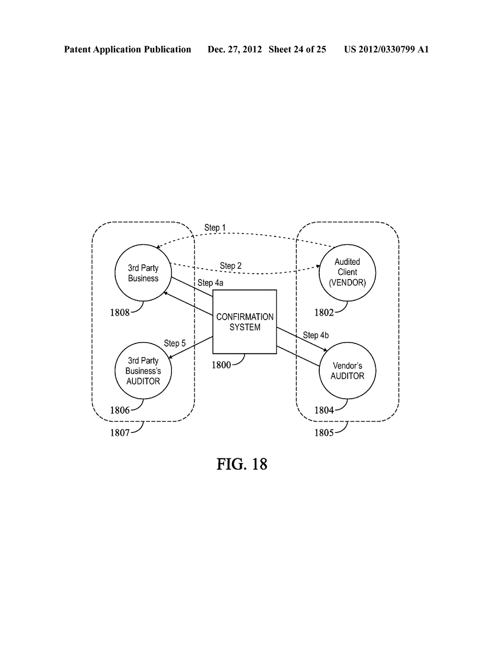 SYSTEM AND METHOD FOR OBTAINING AUTOMATED THIRD-PARTY CONFIRMATIONS IN     RECEIVABLES FACTORING - diagram, schematic, and image 25