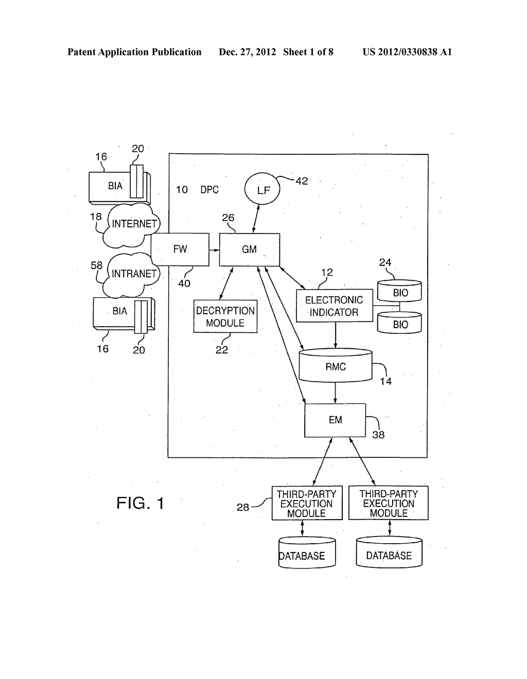 SYSTEM AND METHOD FOR PROCESSING TOKENLESS BIOMETRIC ELECTRONIC     TRANSMISSIONS USING AN ELECTRONIC RULE MODULE CLEARINGHOUSE - diagram, schematic, and image 02