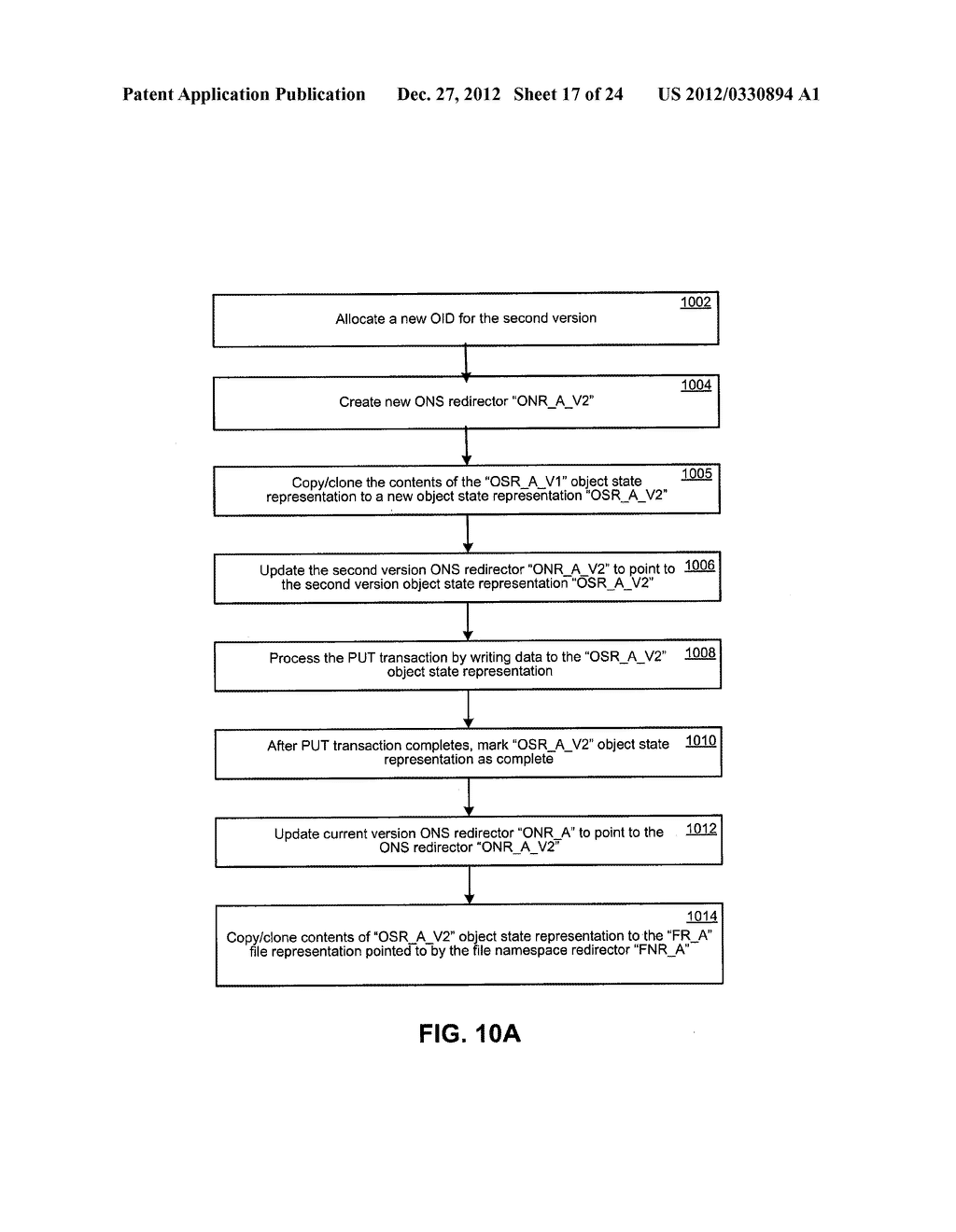 SYSTEM AND METHOD FOR PROVIDING A UNIFIED STORAGE SYSTEM THAT SUPPORTS     FILE/OBJECT DUALITY - diagram, schematic, and image 18