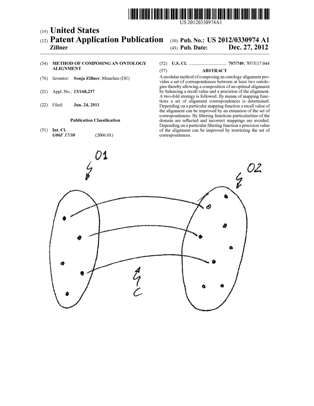 METHOD OF COMPOSING AN ONTOLOGY ALIGNMENT - diagram, schematic, and image 01