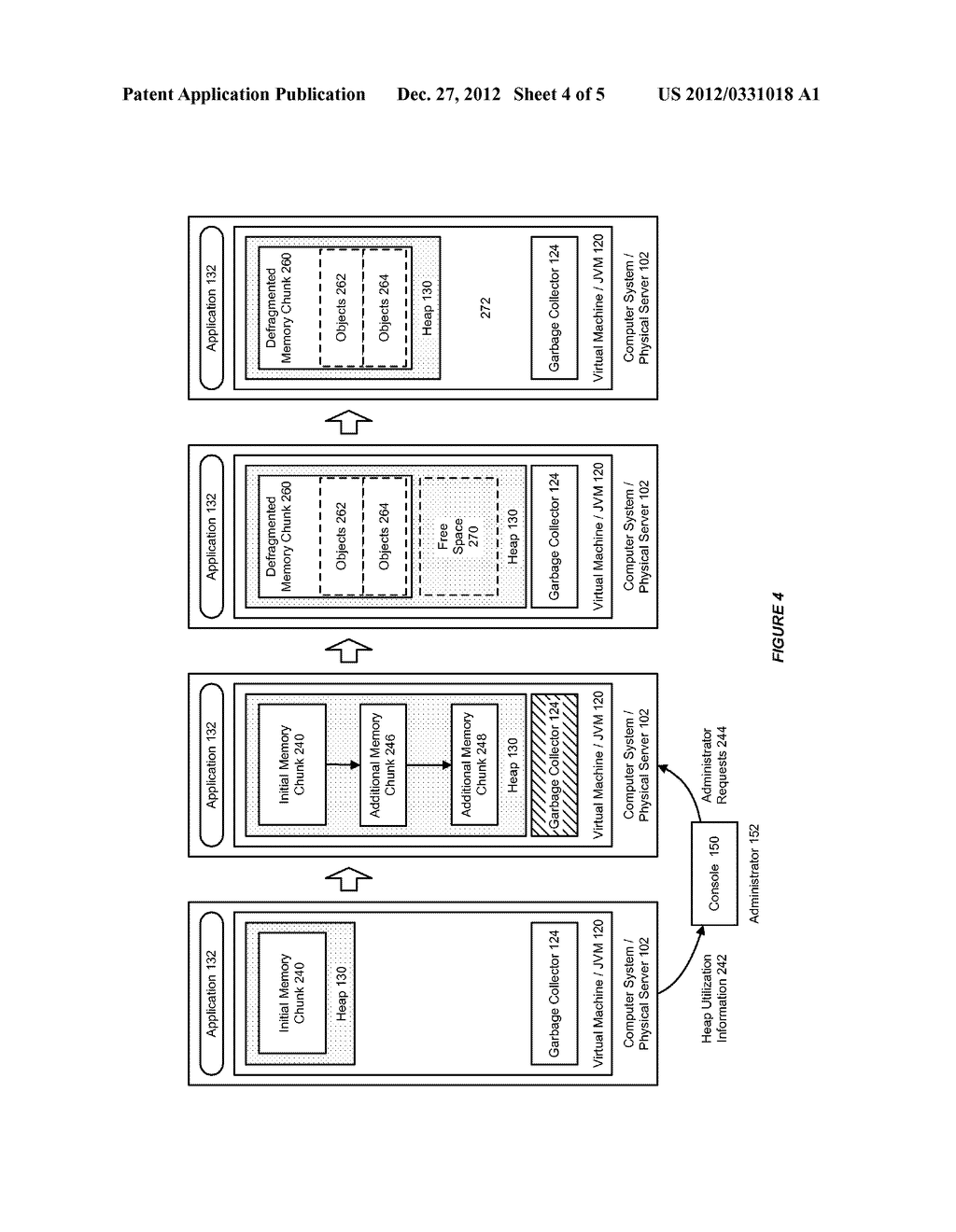 SYSTEM AND METHOD FOR USE WITH GARBAGE COLLECTED LANGUAGES FOR ENABLING     THE ALLOCATED HEAP MEMORY TO BE UPDATED AT RUNTIME - diagram, schematic, and image 05