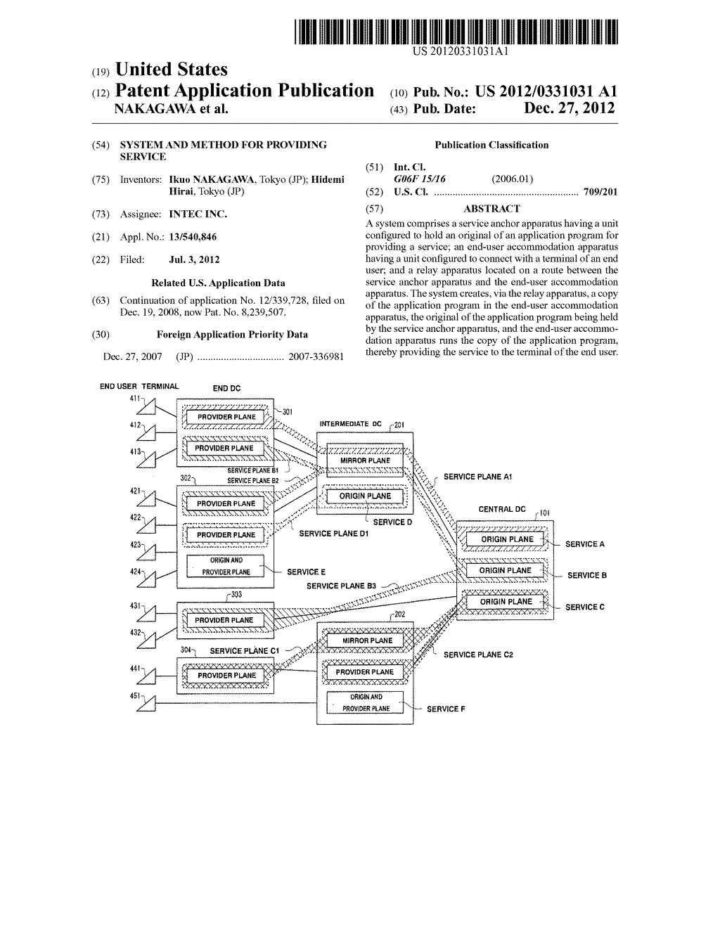 SYSTEM AND METHOD FOR PROVIDING SERVICE - diagram, schematic, and image 01