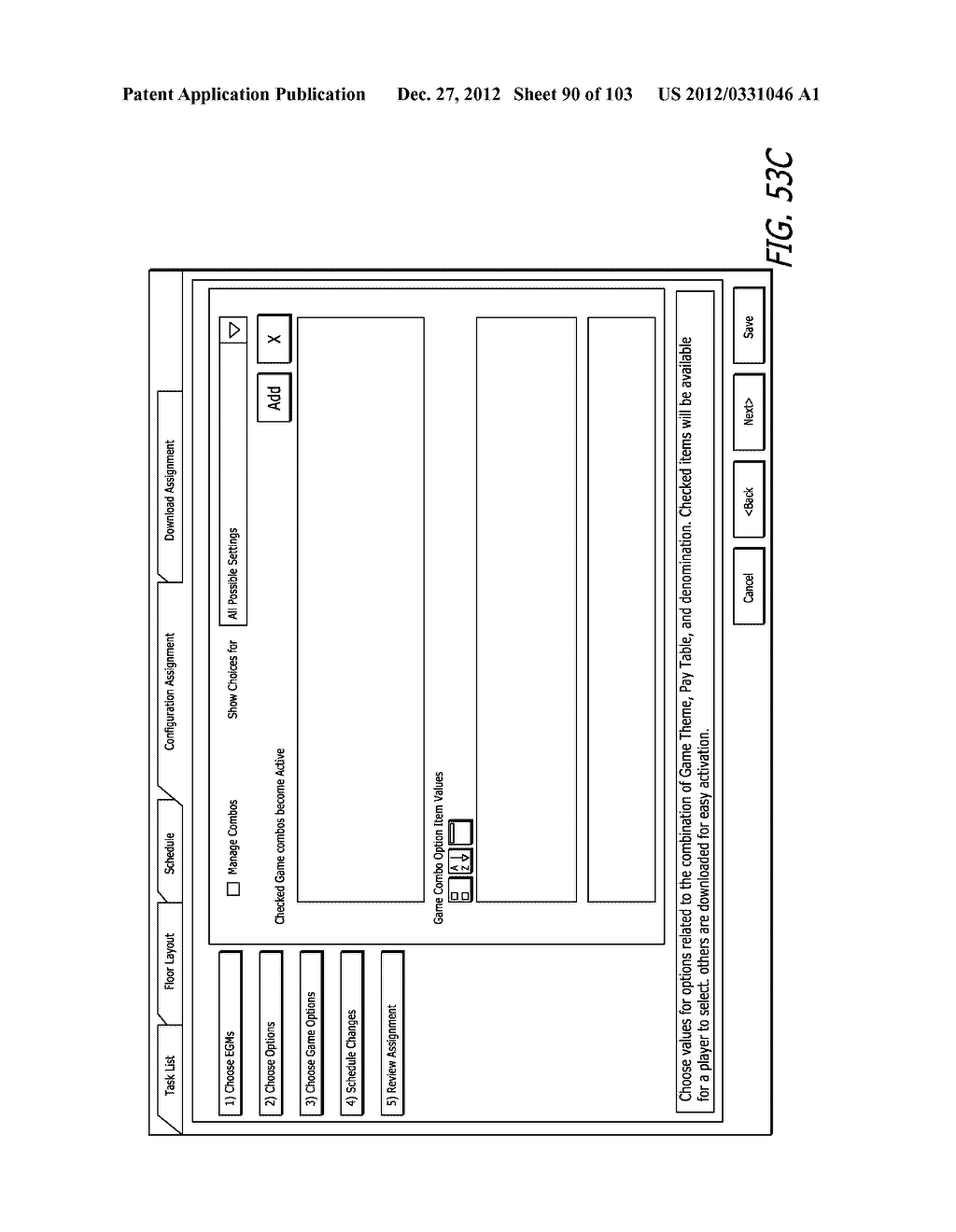 UDP BROADCAST FOR A USER INTERFACE IN A DOWNLOAD AND CONFIGURATION GAMING     METHOD - diagram, schematic, and image 91