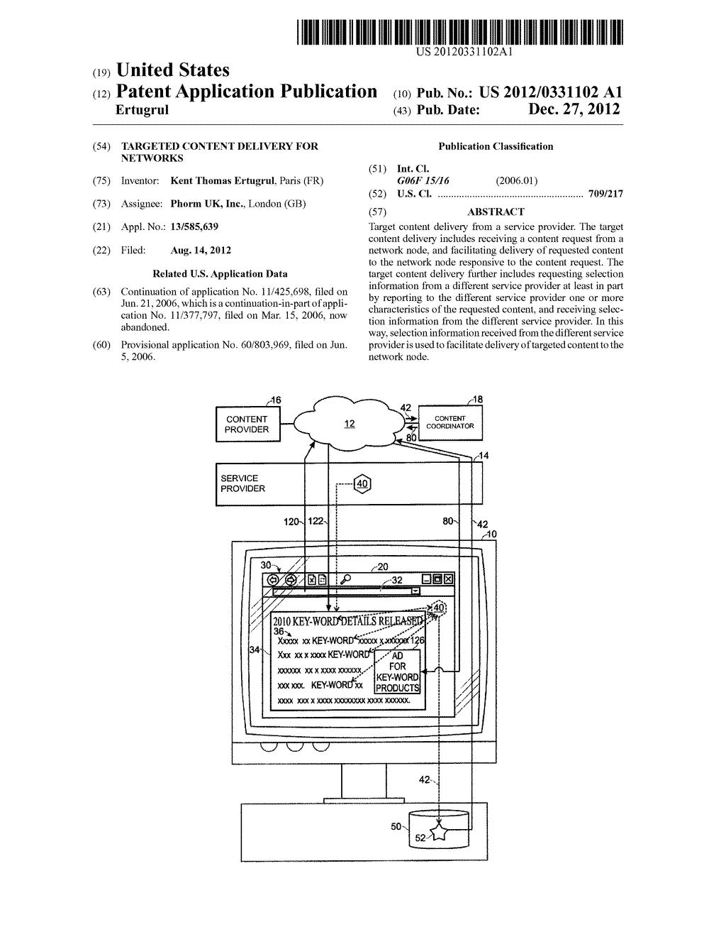 Targeted Content Delivery for Networks - diagram, schematic, and image 01