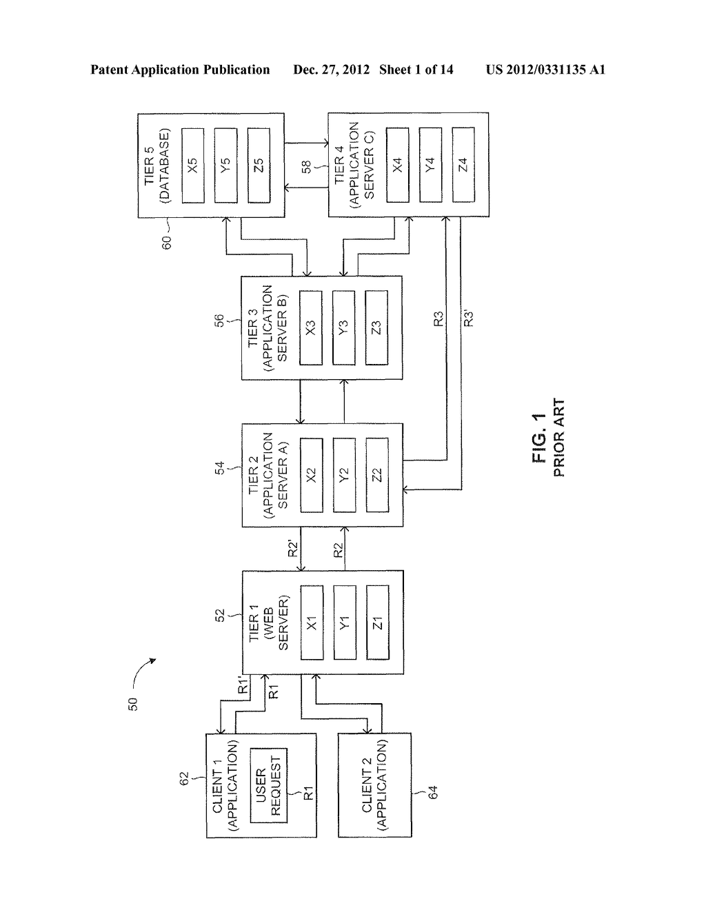 SYSTEM AND METHOD FOR PERFORMANCE MANAGEMENT IN A MULTI-TIER COMPUTING     ENVIRONMENT - diagram, schematic, and image 02