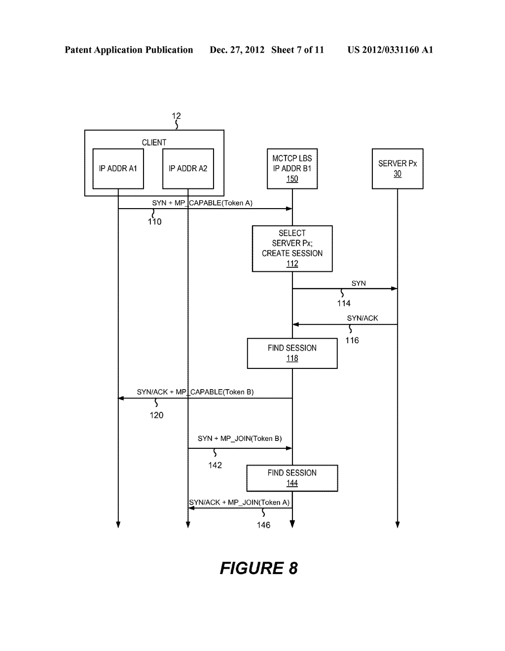 MULTI-PATH TRANSMISSION CONTROL PROTOCOL PROXY SERVICE - diagram, schematic, and image 08