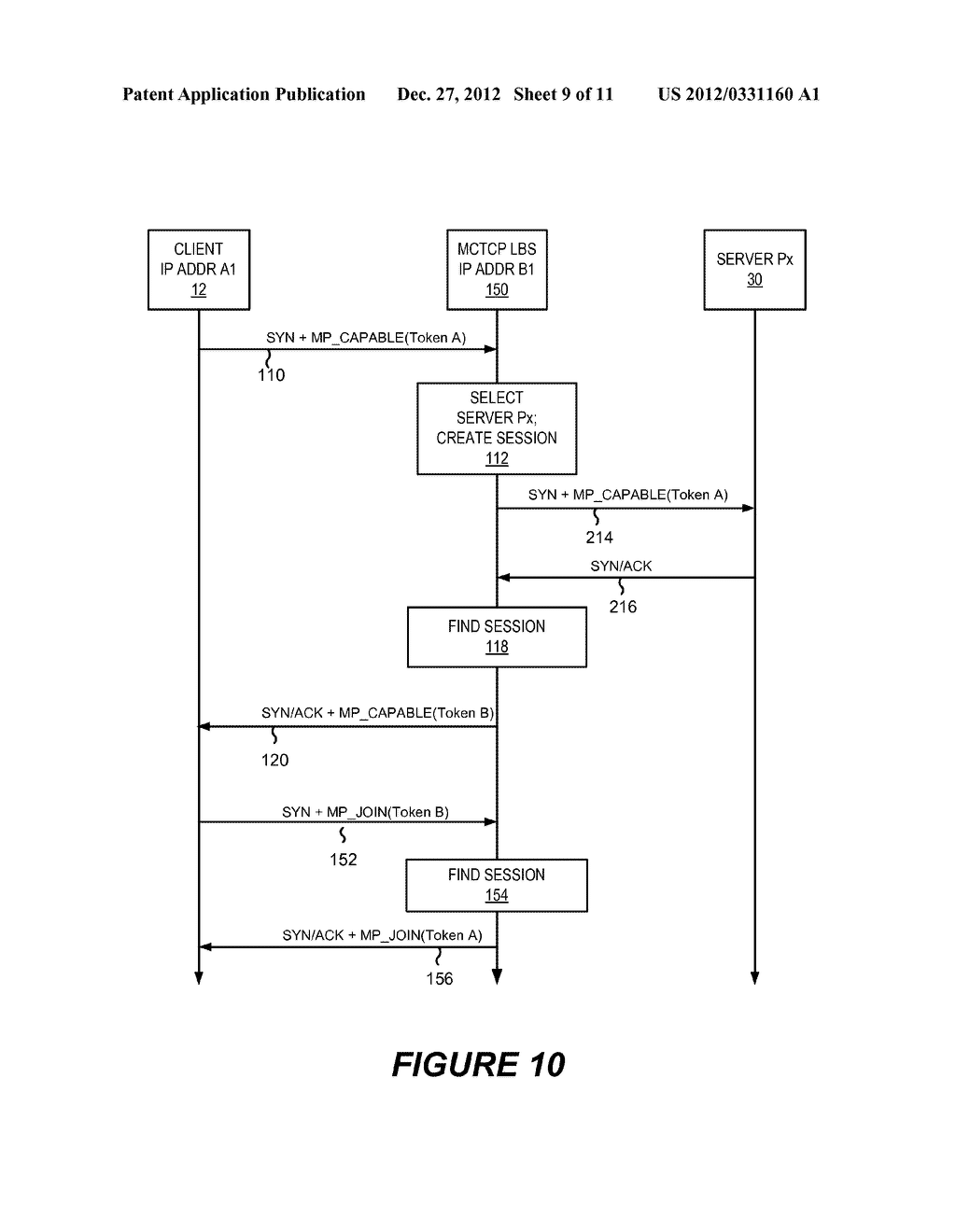 MULTI-PATH TRANSMISSION CONTROL PROTOCOL PROXY SERVICE - diagram, schematic, and image 10