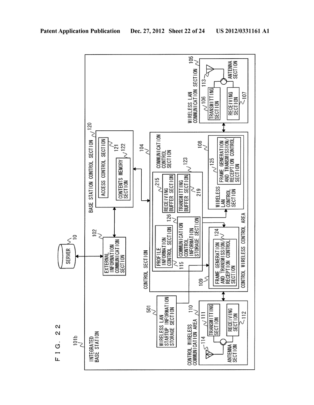 WIRELESS BASE STATION AND WIRELESS COMMUNICATION TERMINAL AND WIRELESS     COMMUNICATION SYSTEM - diagram, schematic, and image 23