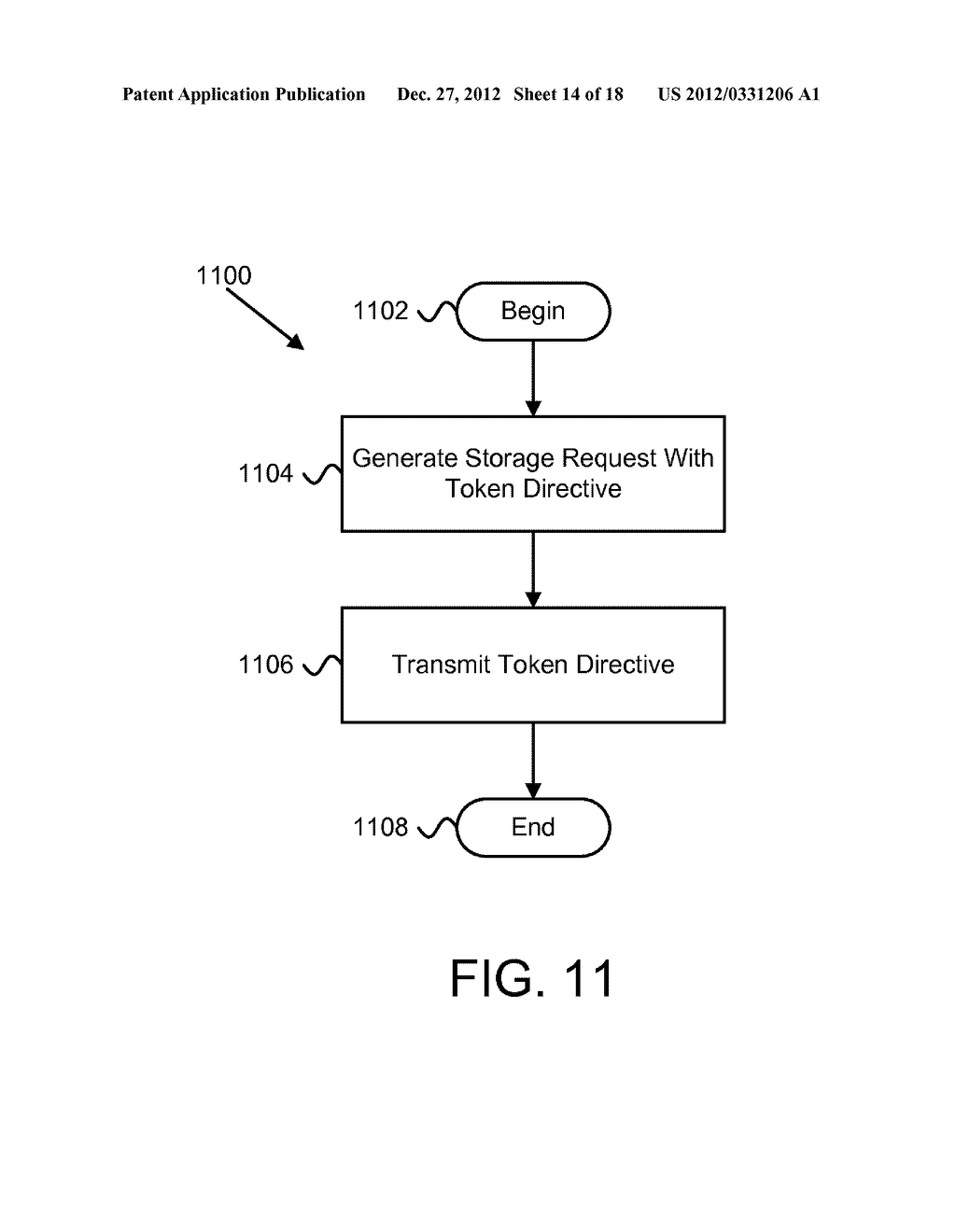 APPARATUS, SYSTEM, AND METHOD FOR MANAGING DATA IN A STORAGE DEVICE WITH     AN EMPTY DATA TOKEN DIRECTIVE - diagram, schematic, and image 15