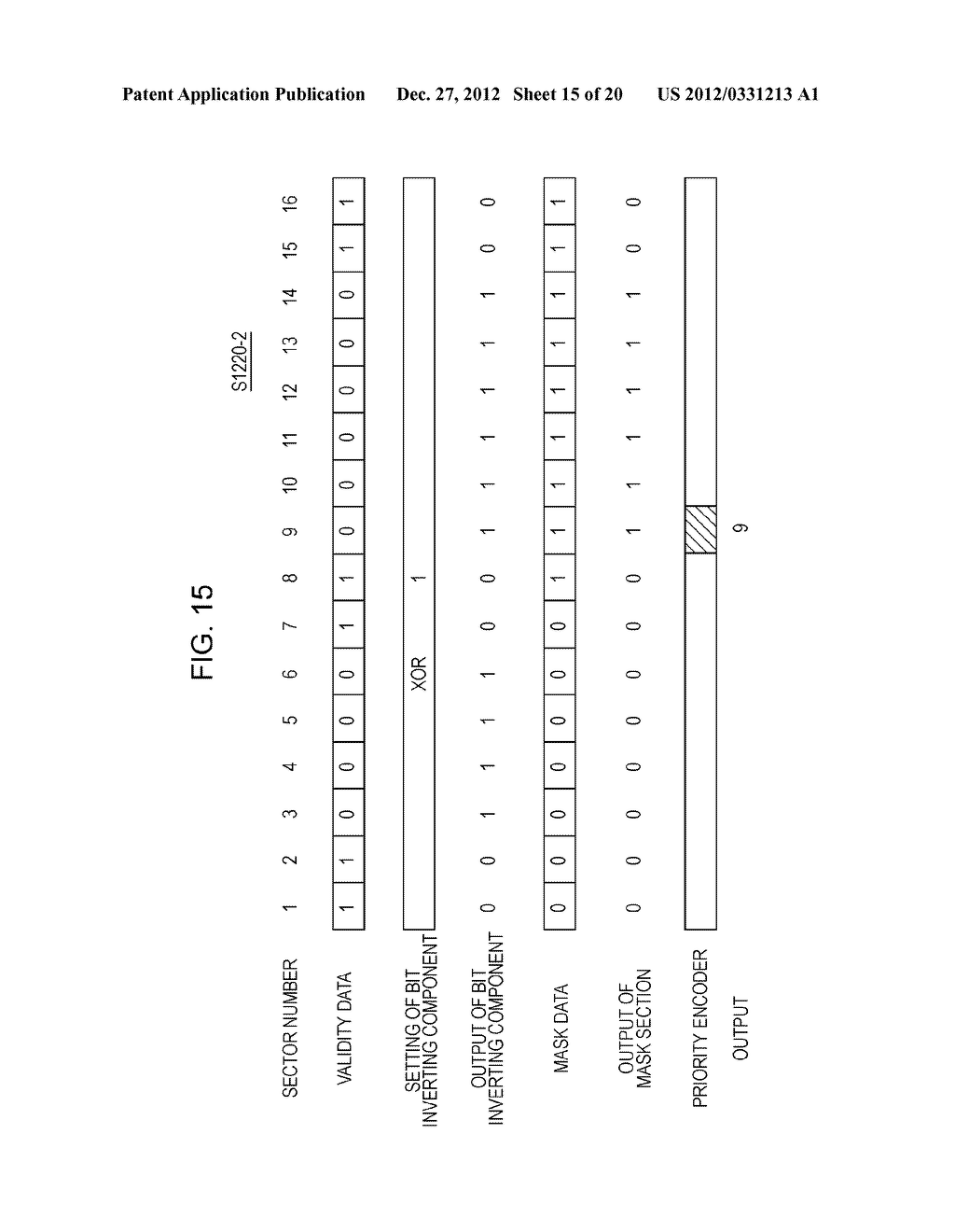 TECHNIQUE AND APPARATUS FOR IDENTIFYING CACHE SEGMENTS FOR CACHING DATA TO     BE WRITTEN TO MAIN MEMORY - diagram, schematic, and image 16