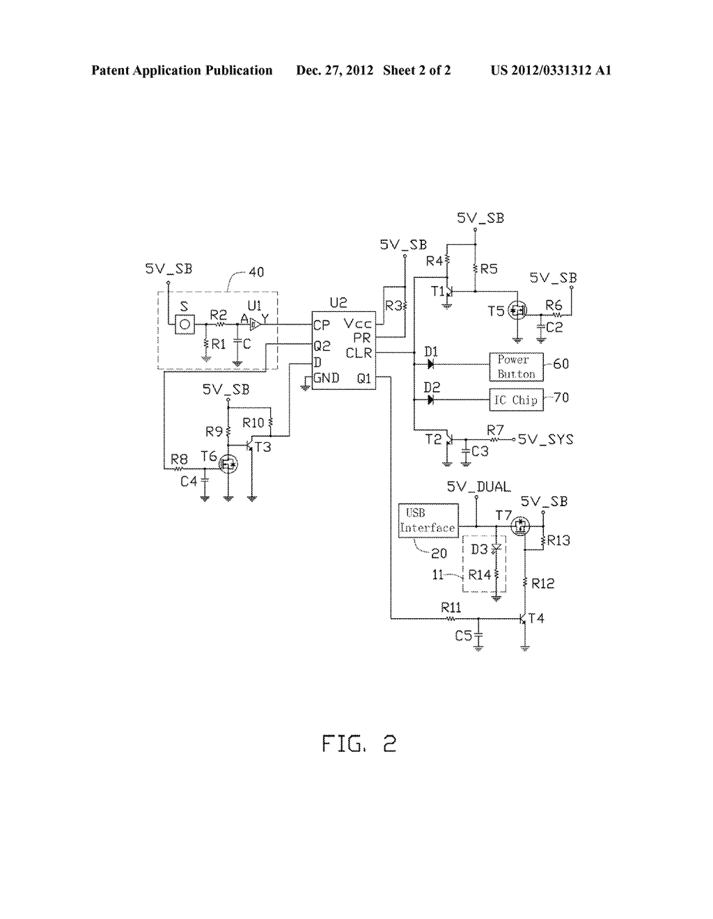 USB CHARGING CIRCUIT FOR A COMPUTER - diagram, schematic, and image 03