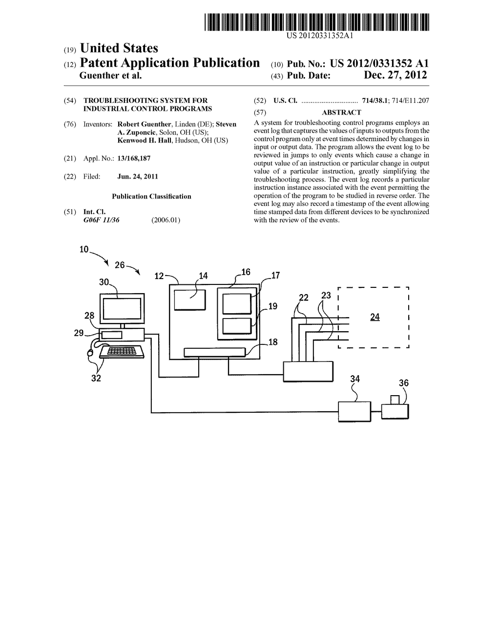 Troubleshooting System for Industrial Control Programs - diagram, schematic, and image 01