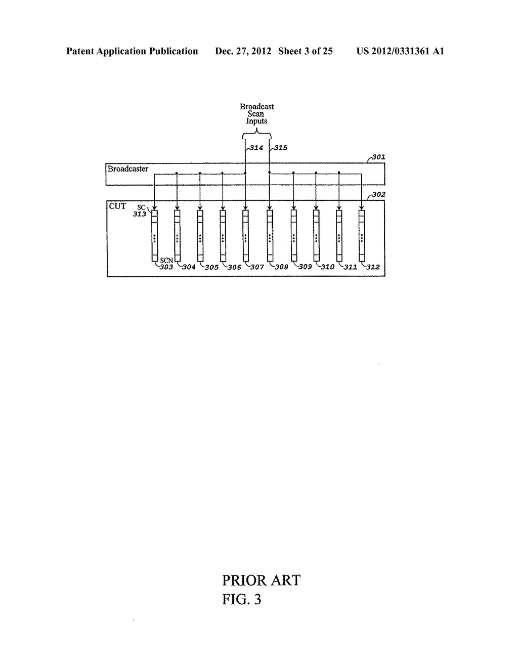 METHOD AND APPARATUS FOR BROADCASTING SCAN PATTERNS IN A SCAN-BASED     INTEGRATED CIRCUIT - diagram, schematic, and image 04