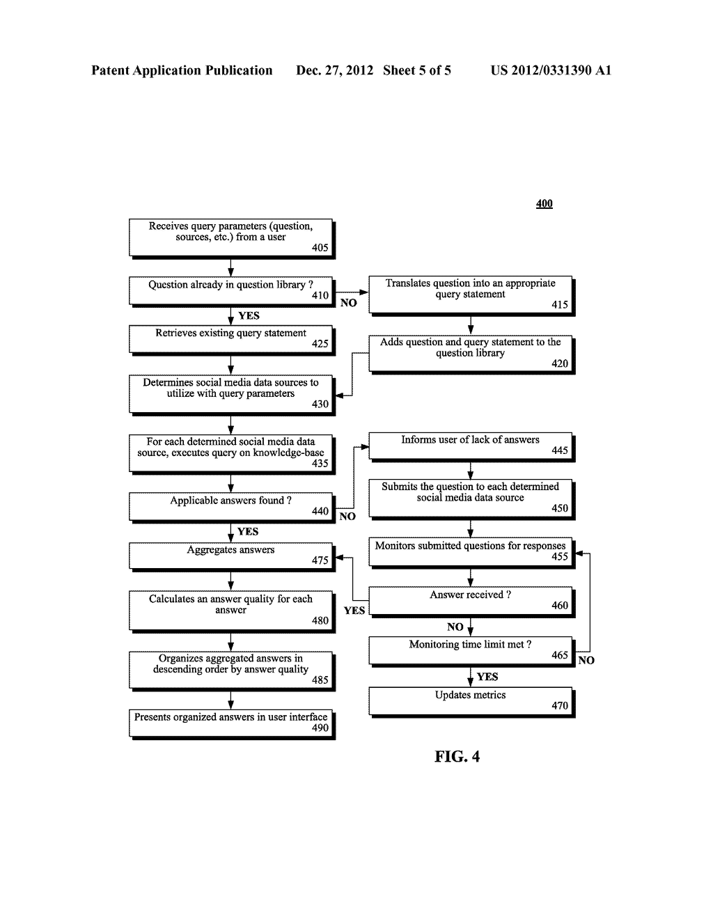 USER INTERFACE FOR MANAGING QUESTIONS AND ANSWERS ACROSS MULTIPLE SOCIAL     MEDIA DATA SOURCES - diagram, schematic, and image 06