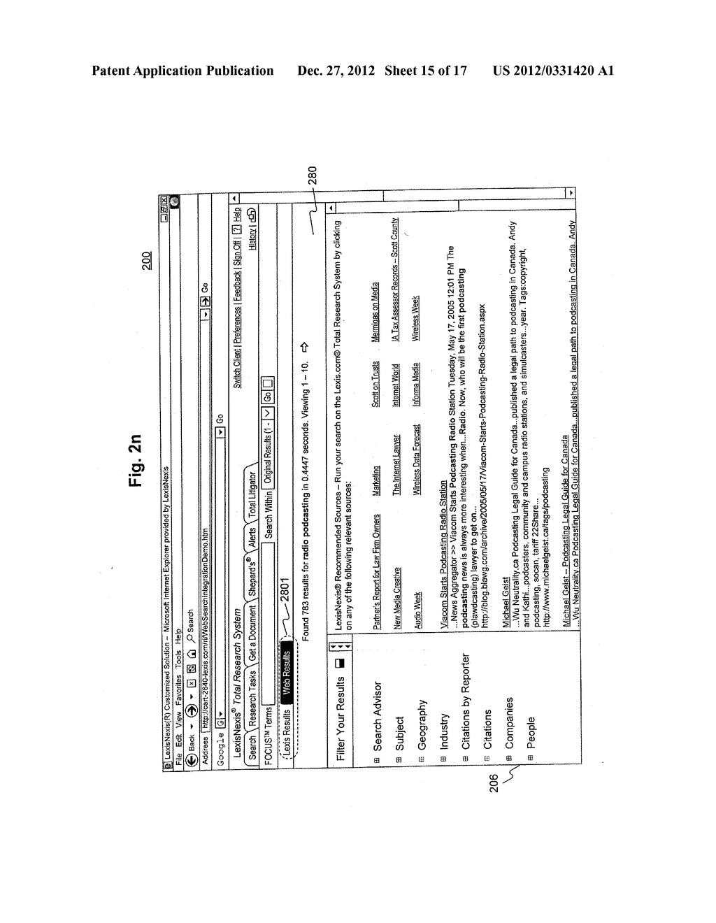 SYSTEM AND METHOD FOR SEARCHING FOR DOCUMENTS - diagram, schematic, and image 16