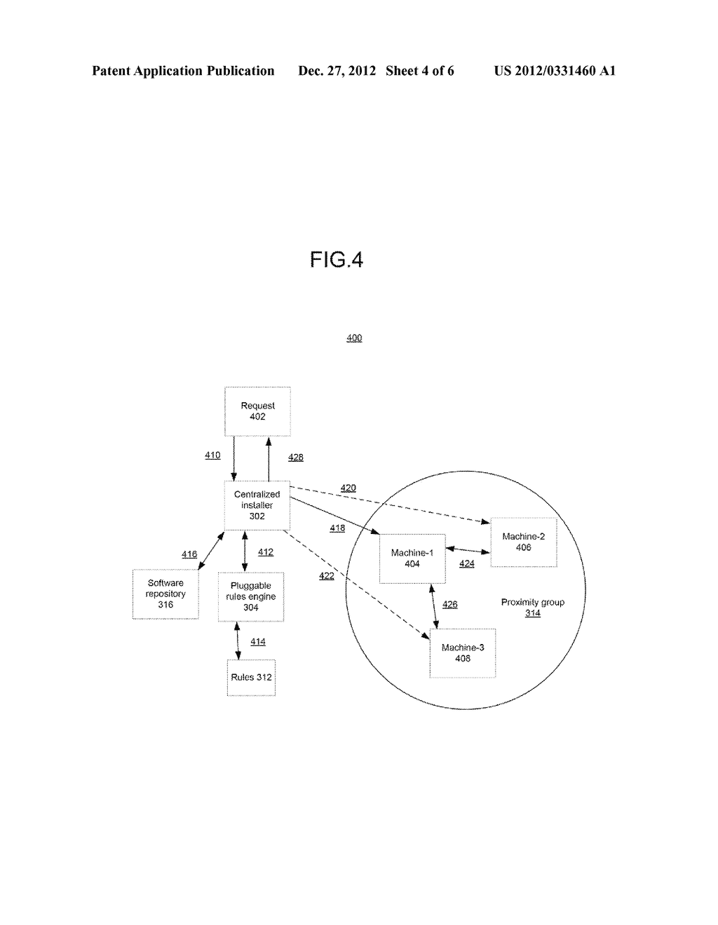 Centrally Controlled Proximity Based Software Installation - diagram, schematic, and image 05