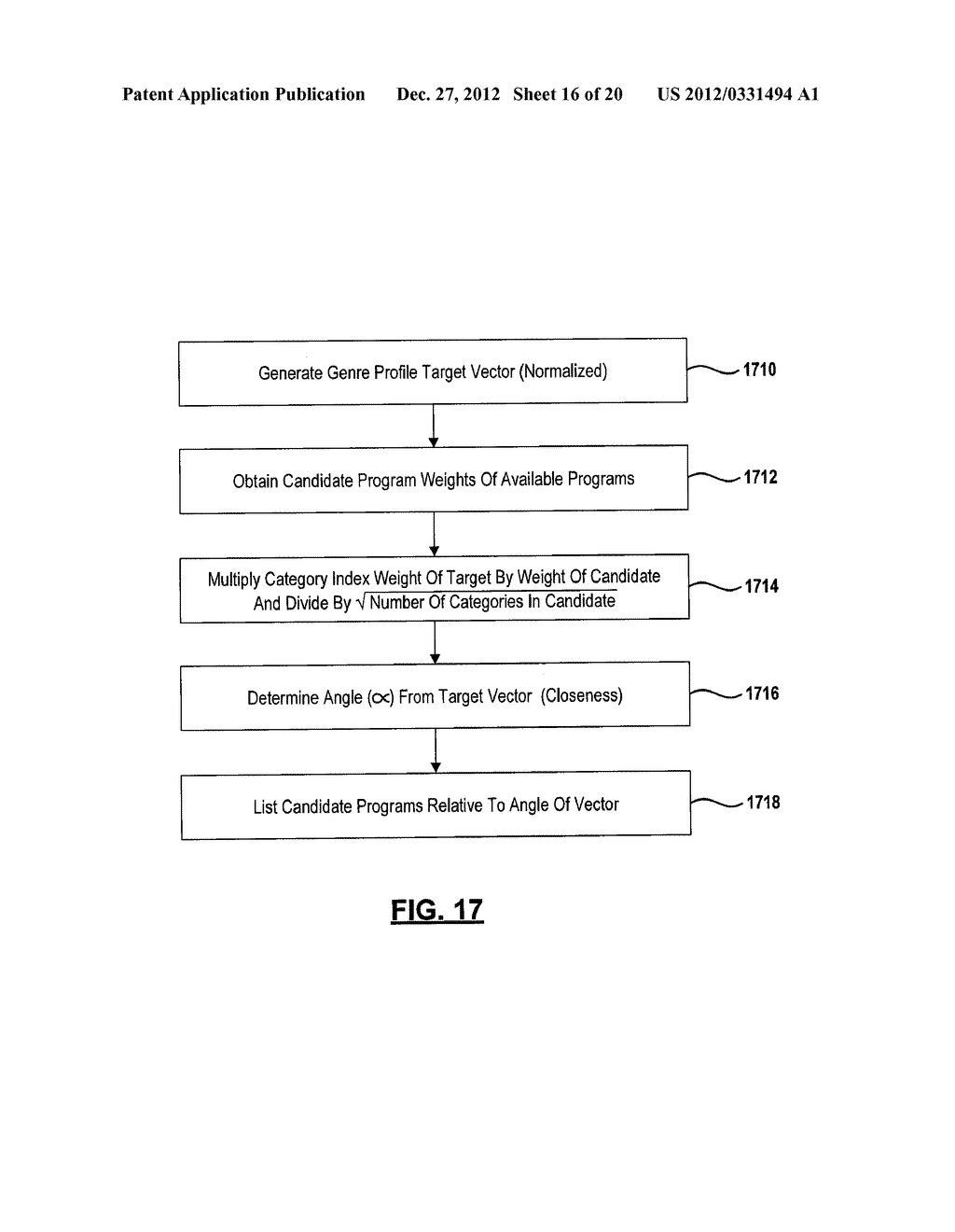 METHOD AND SYSTEM FOR OBTAINING VIEWING DATA AND PROVIDING CONTENT     RECOMMENDATIONS AT A SET TOP BOX - diagram, schematic, and image 17