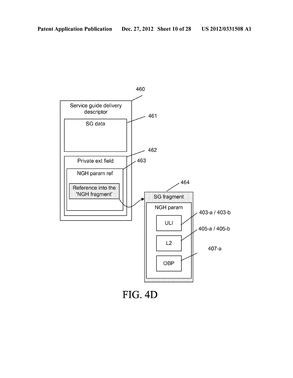 Accessing Service Guide Information In A Digital Video Broadcast System - diagram, schematic, and image 11