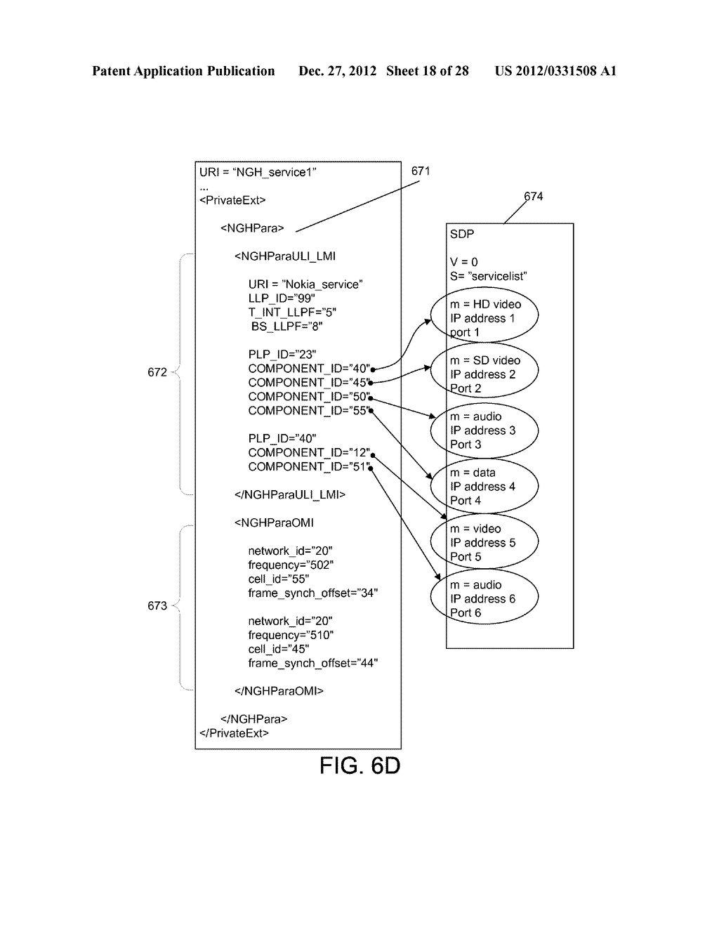 Accessing Service Guide Information In A Digital Video Broadcast System - diagram, schematic, and image 19