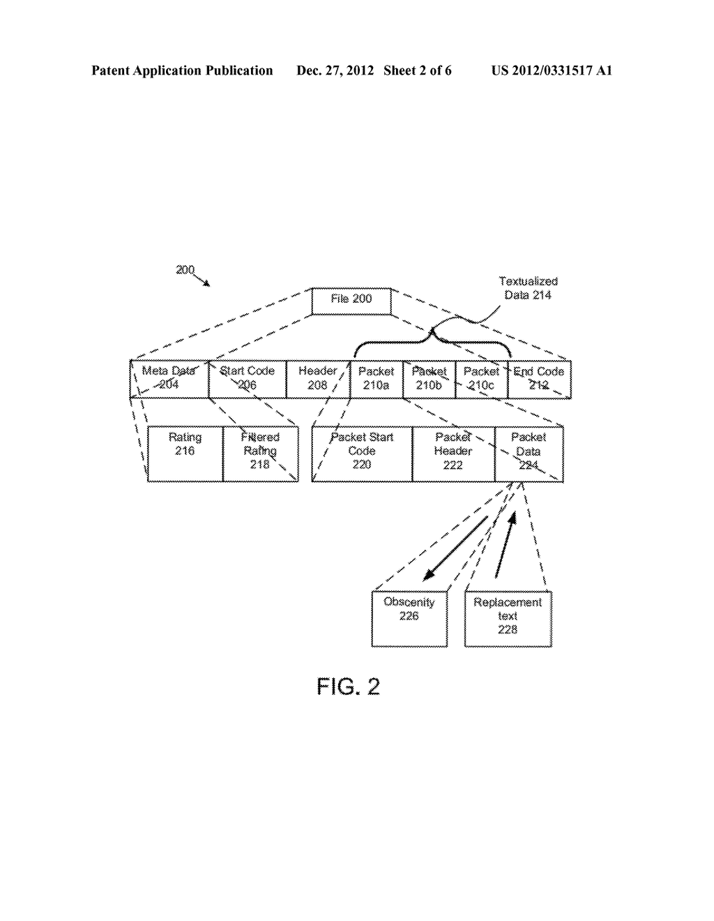 METHOD AND SYSTEM FOR FILTERING OBSCENE CONTENT FROM ELECTRONIC BOOKS AND     TEXTUALIZED MEDIA - diagram, schematic, and image 03